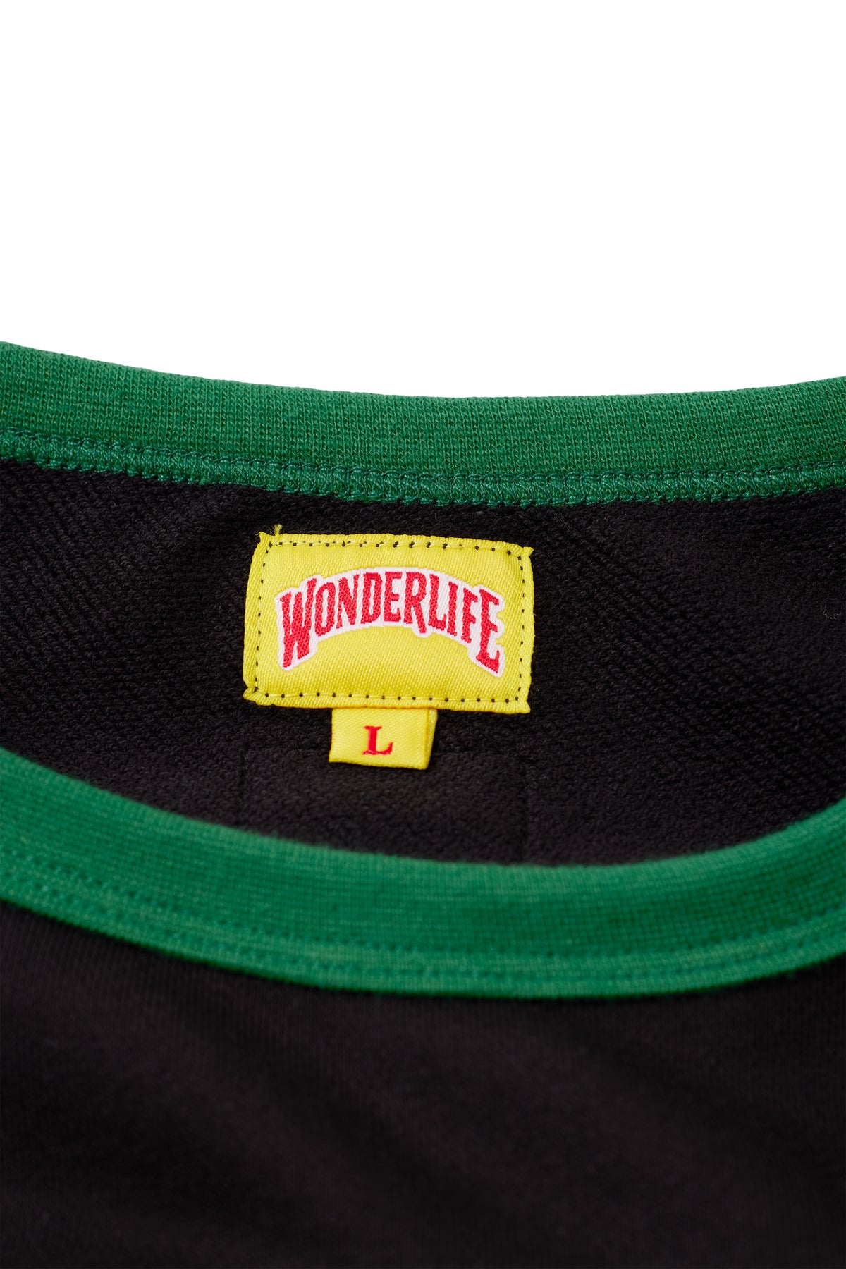 WONDER new logo T-shirt F(Black × Rasta)