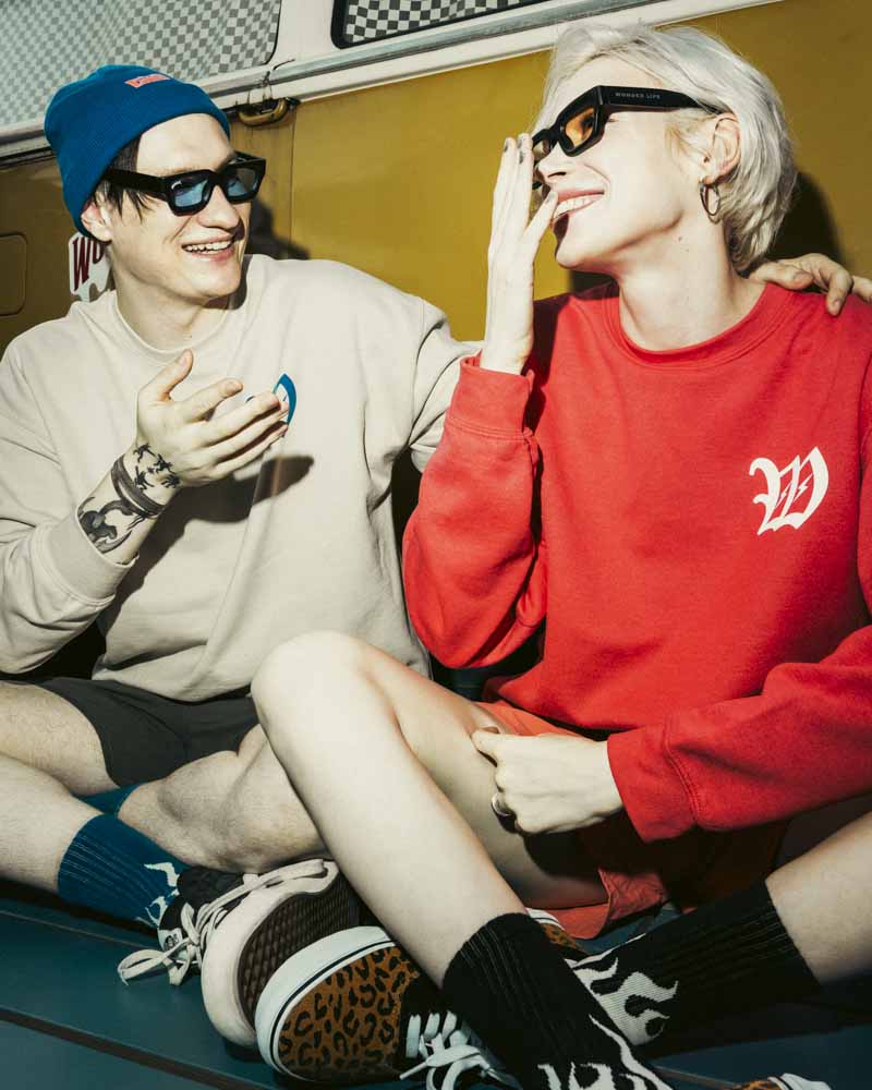 WONDER logo sweat PINK