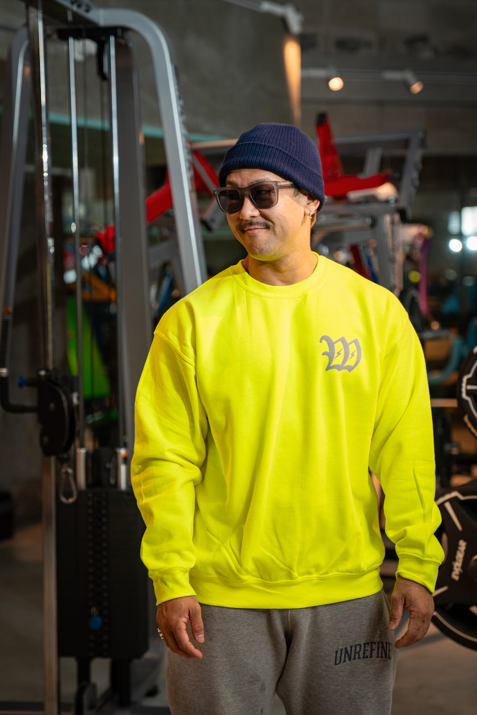 WONDER logo sweat YELLOW
