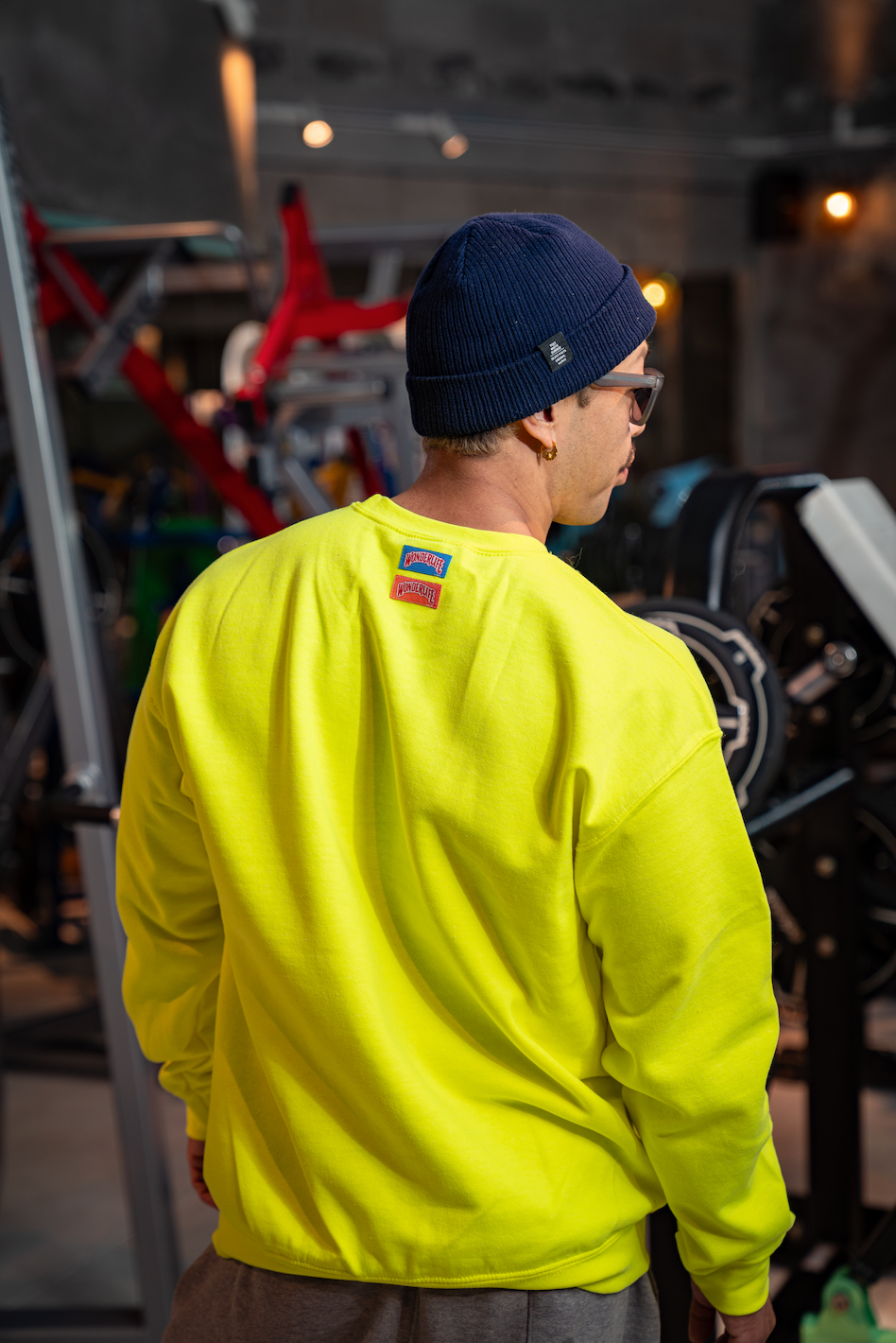 WONDER logo sweat YELLOW