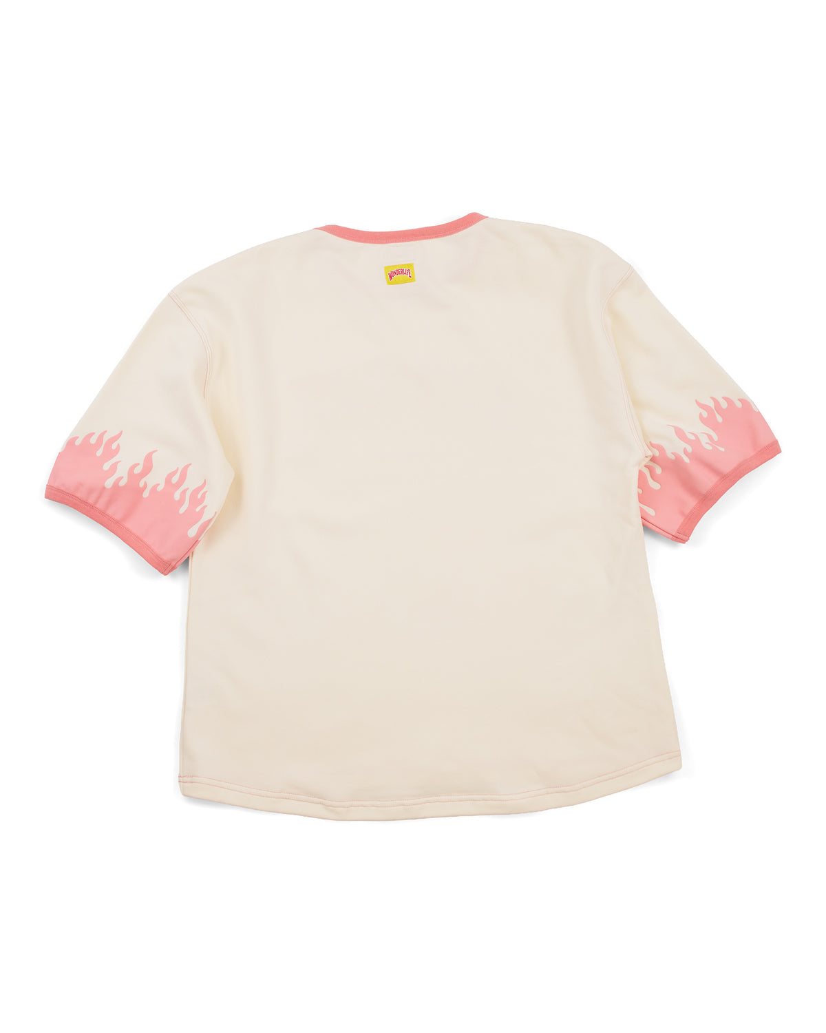 WONDER new logo T-shirt F（Ecru × Coral）