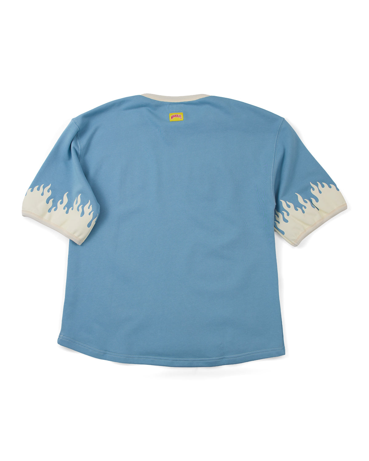WONDER new logo T-shirt F（Vintage Blue × Ecru）