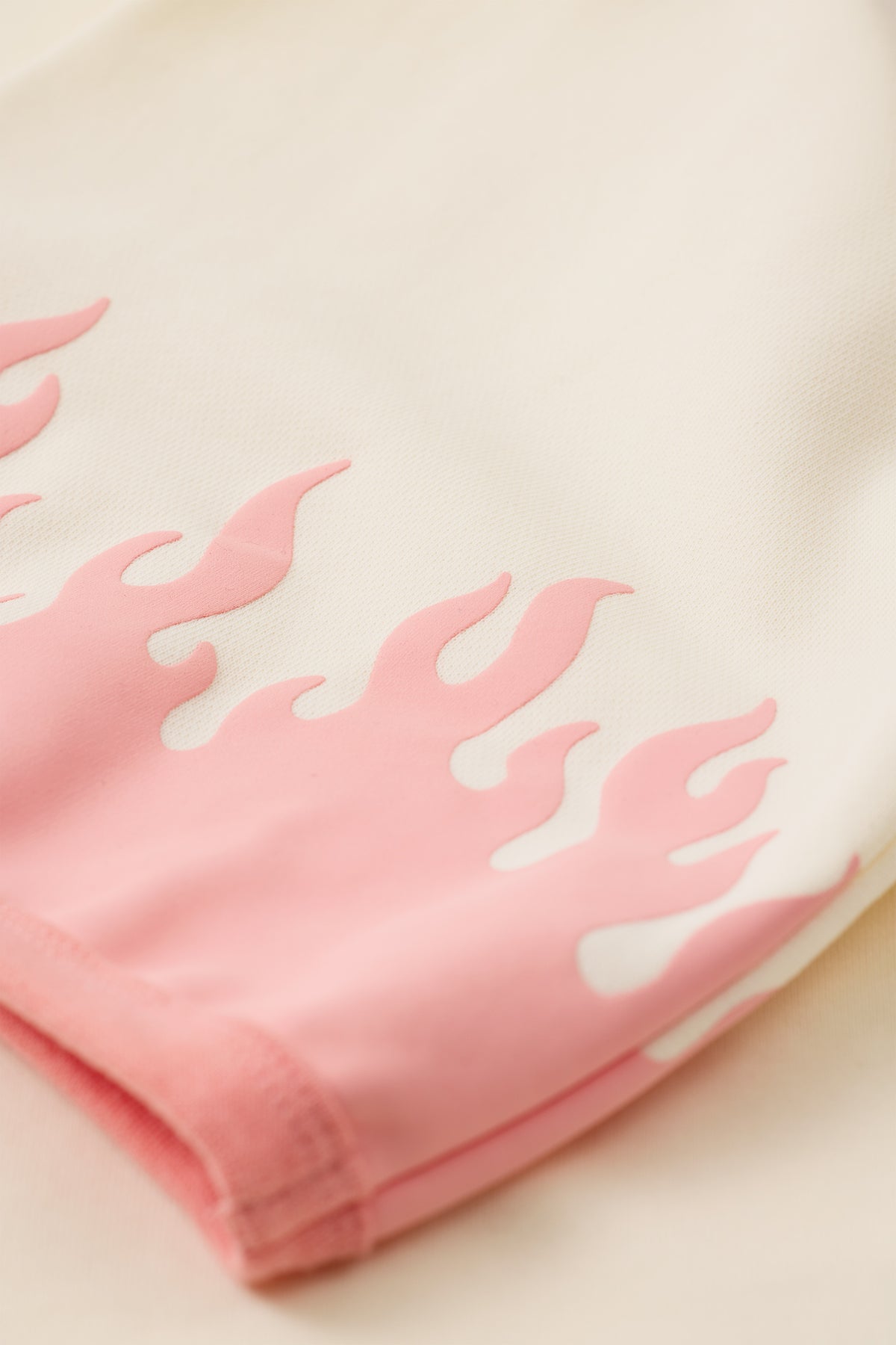 WONDER new logo T-shirt F（Ecru × Coral）