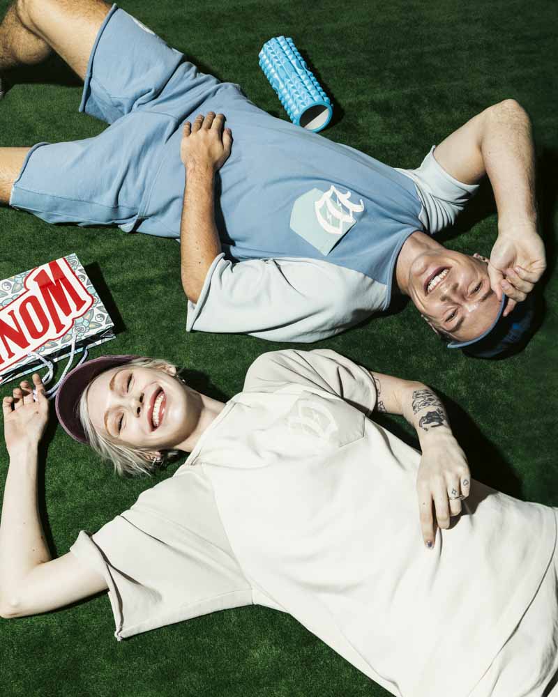 Wonder Raglan Sweat Shorts Cream