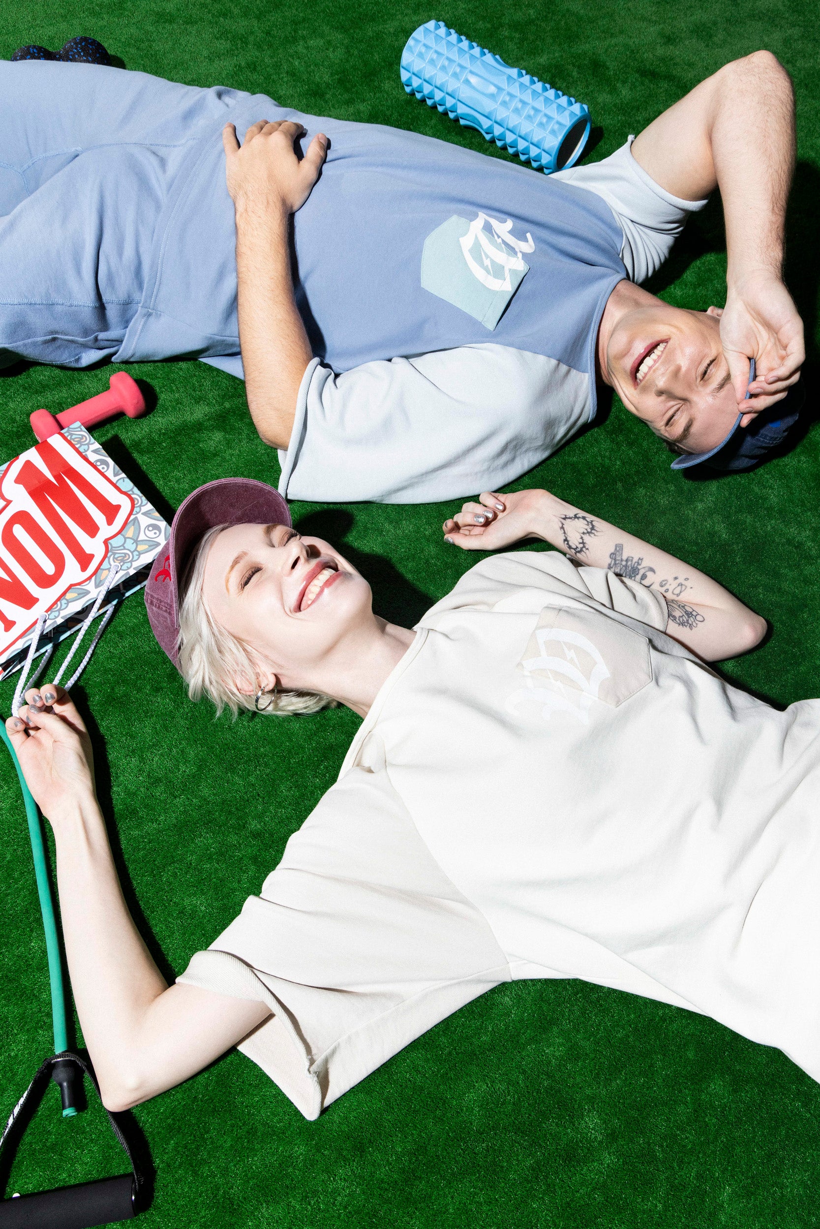 Wonder Raglan Sweat T saxe