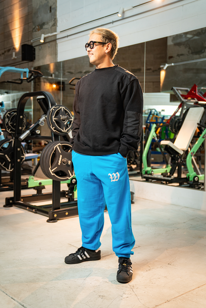 W rogo sweat  BLUE
