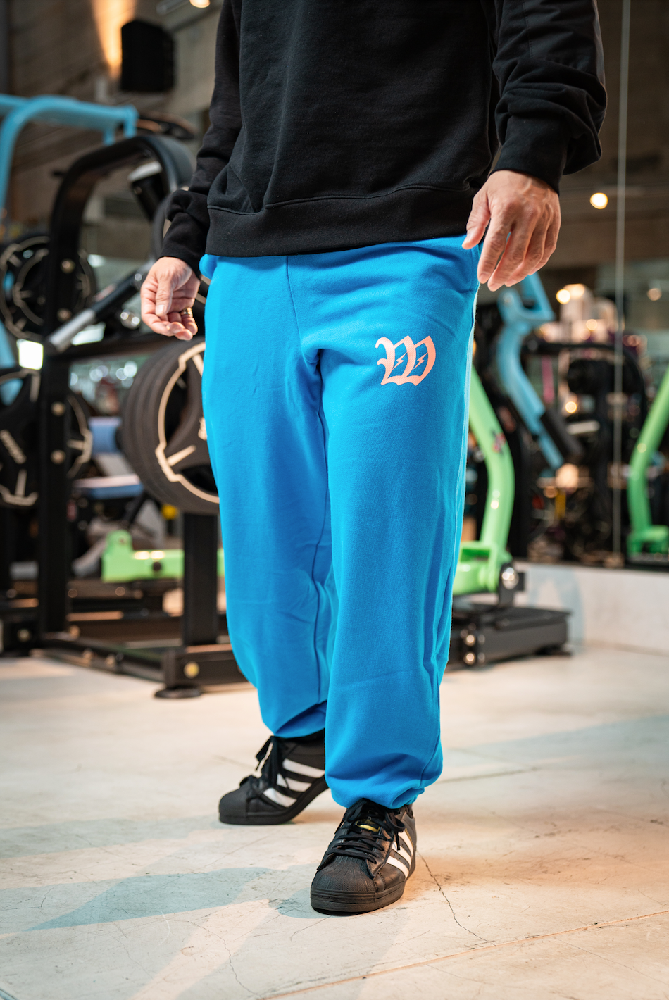 W rogo sweat pants  BLUE