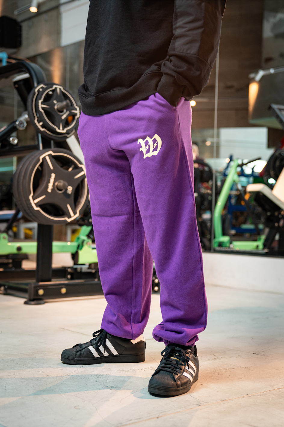 W rogo sweat pants  PURPLE