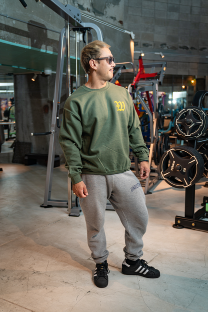WONDER logo sweat KHAKI