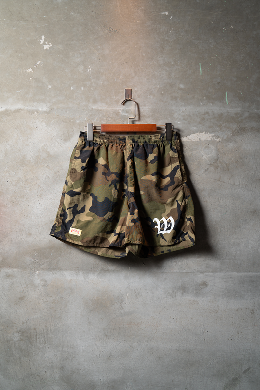 W rogo shorts camouflage