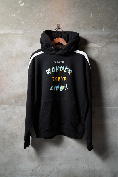 VEATM x WONDERLIFEコラボパーカー(ブラック)