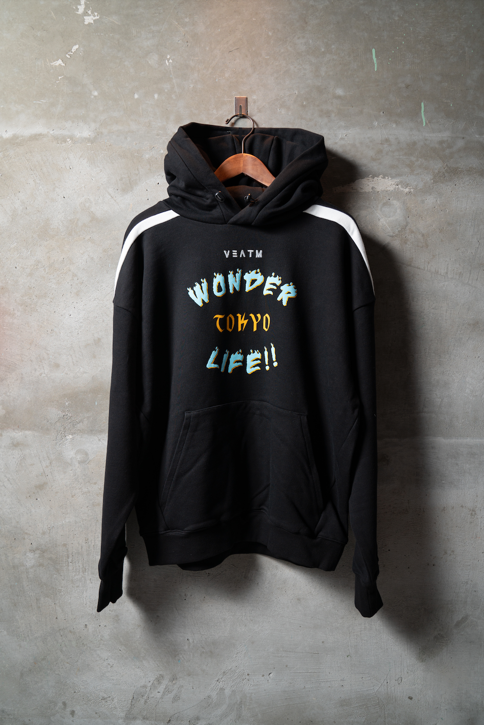 VEATM x WONDERLIFEコラボパーカー(ブラック)