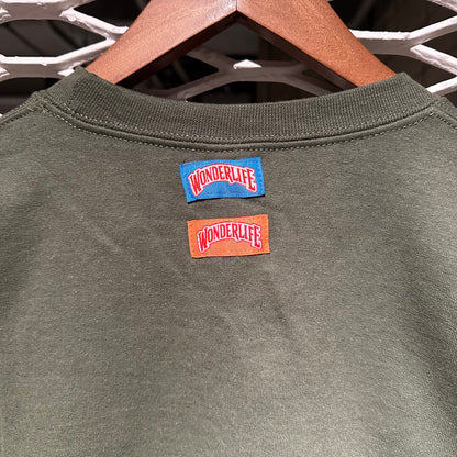 WONDER logo sweat KHAKI